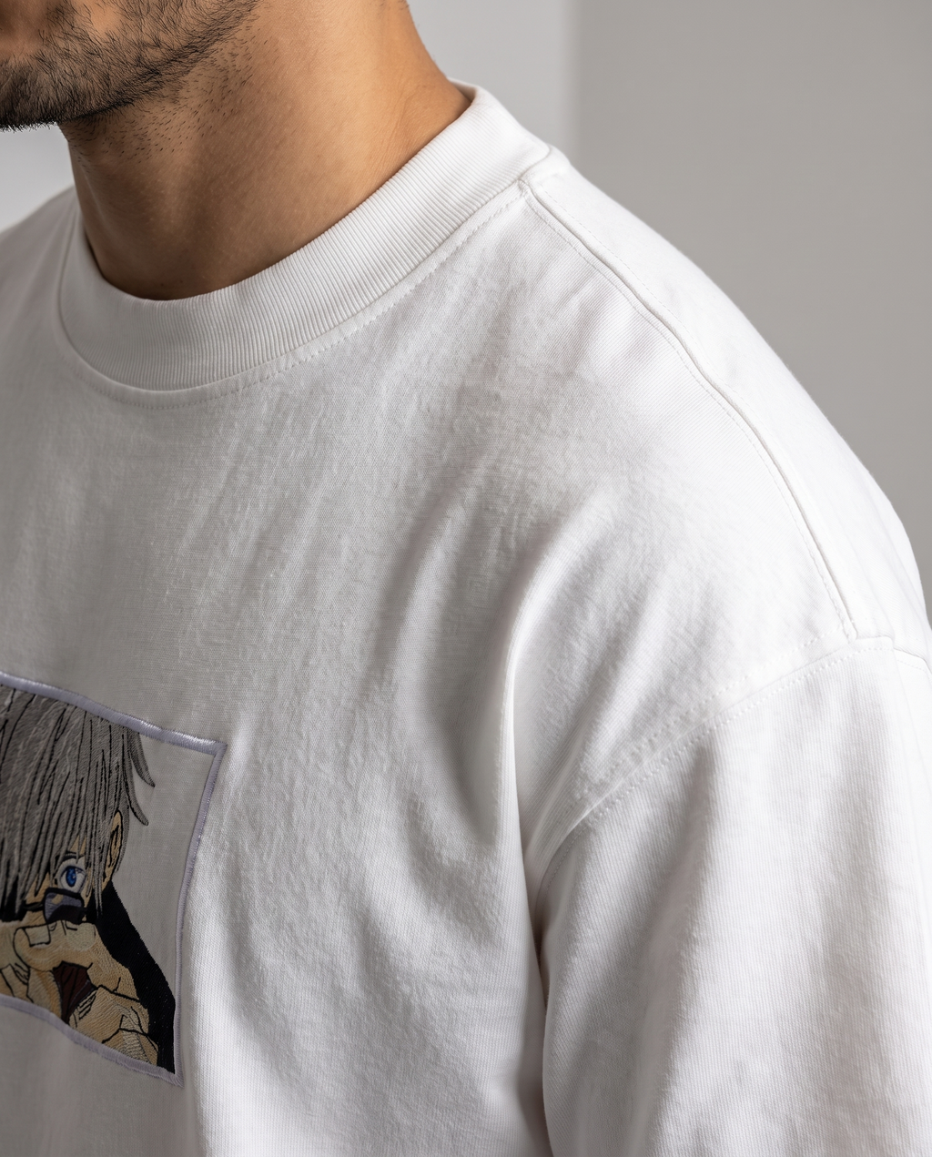 Infinity Warrior Embroidery Box Fit T-Shirt