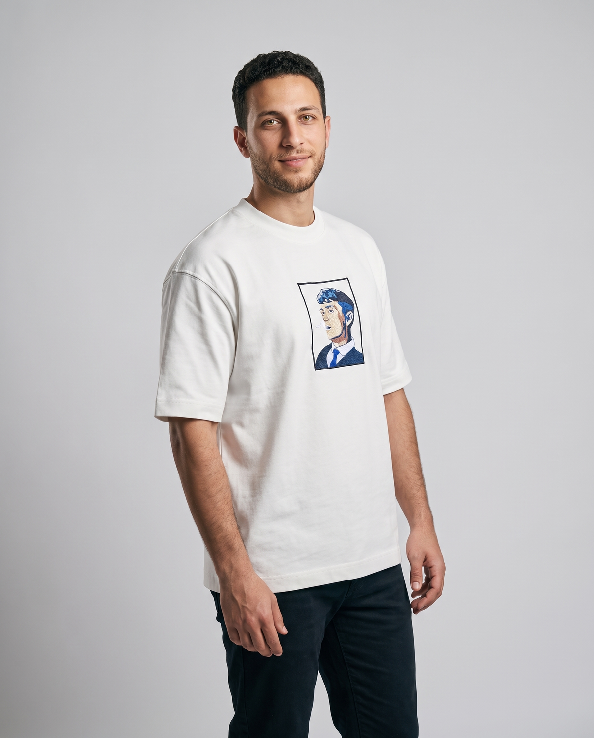 Birmingham Boss Embroidery Box Fit T-Shirt