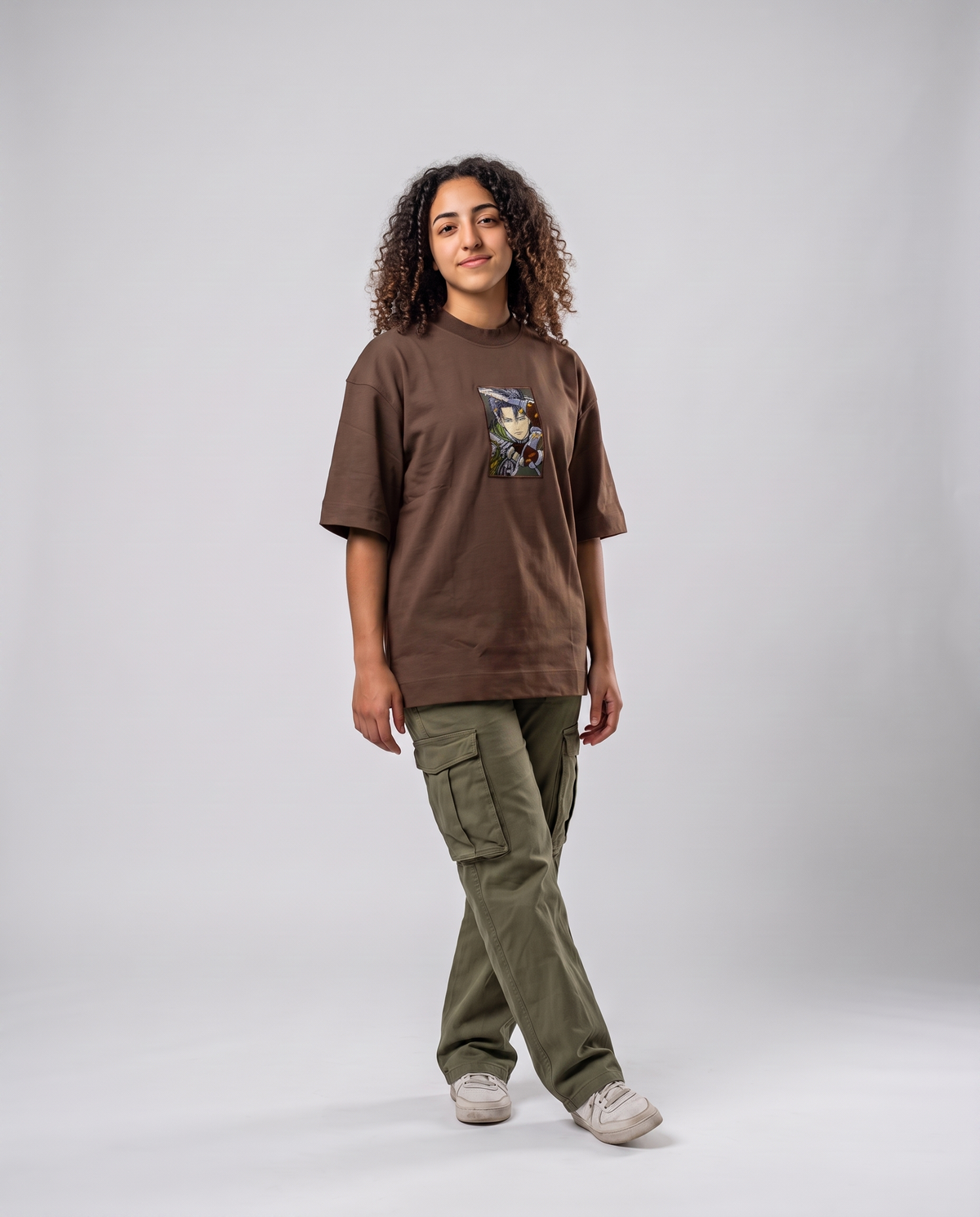 Titan Slayer Embroidery Box Fit T-Shirt