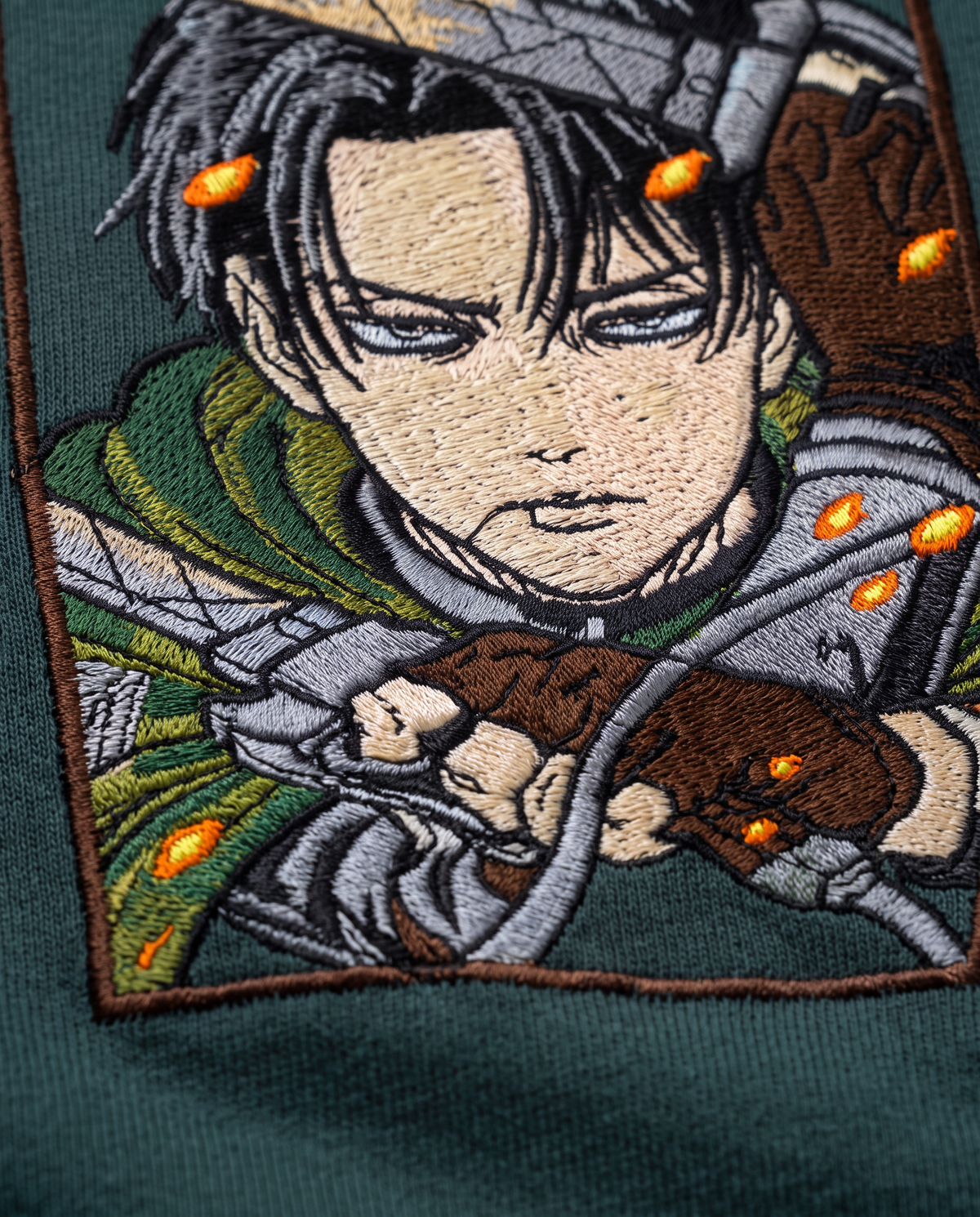 Titan Slayer Embroidery Box Fit T-Shirt
