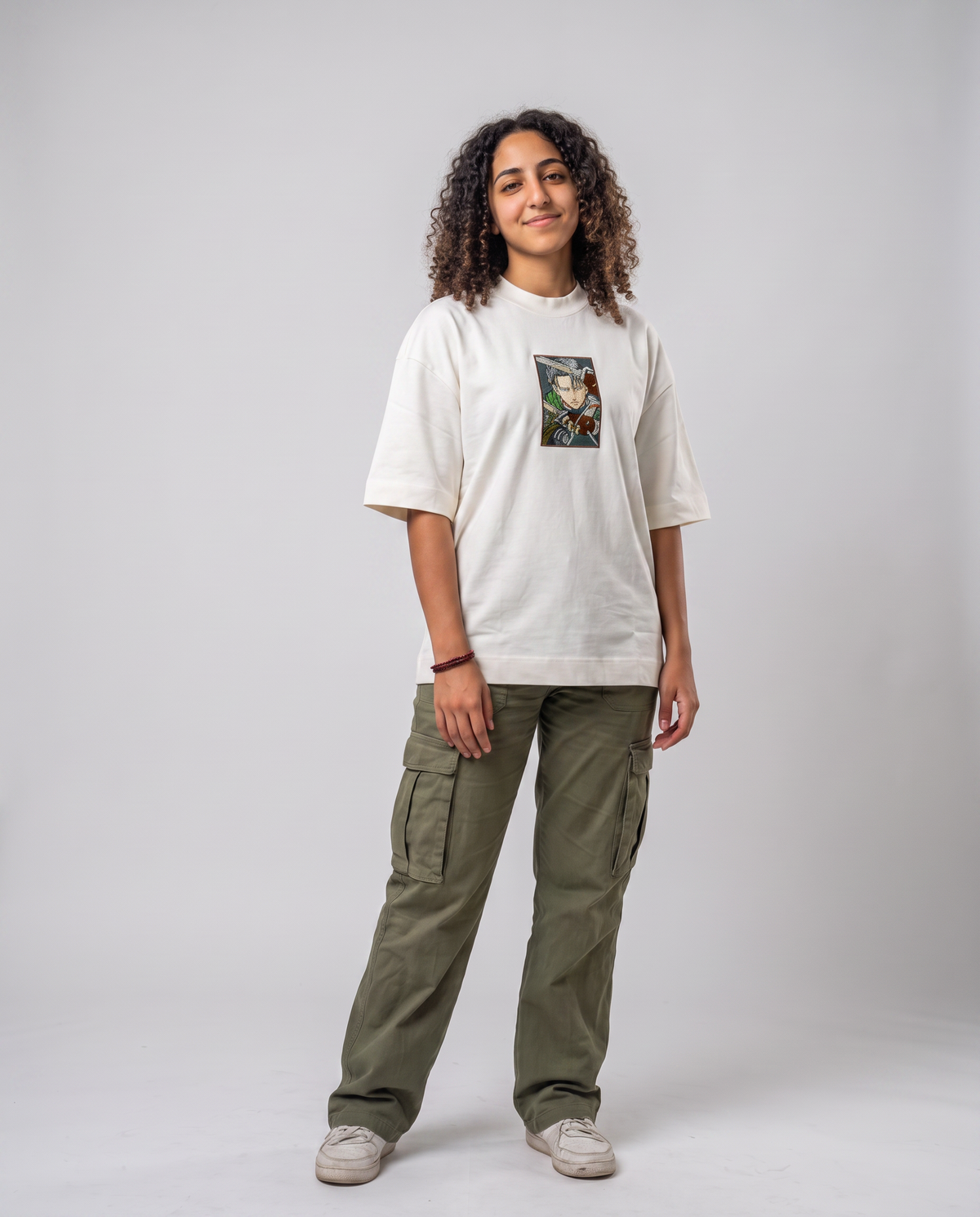 Titan Slayer Embroidery Box Fit T-Shirt